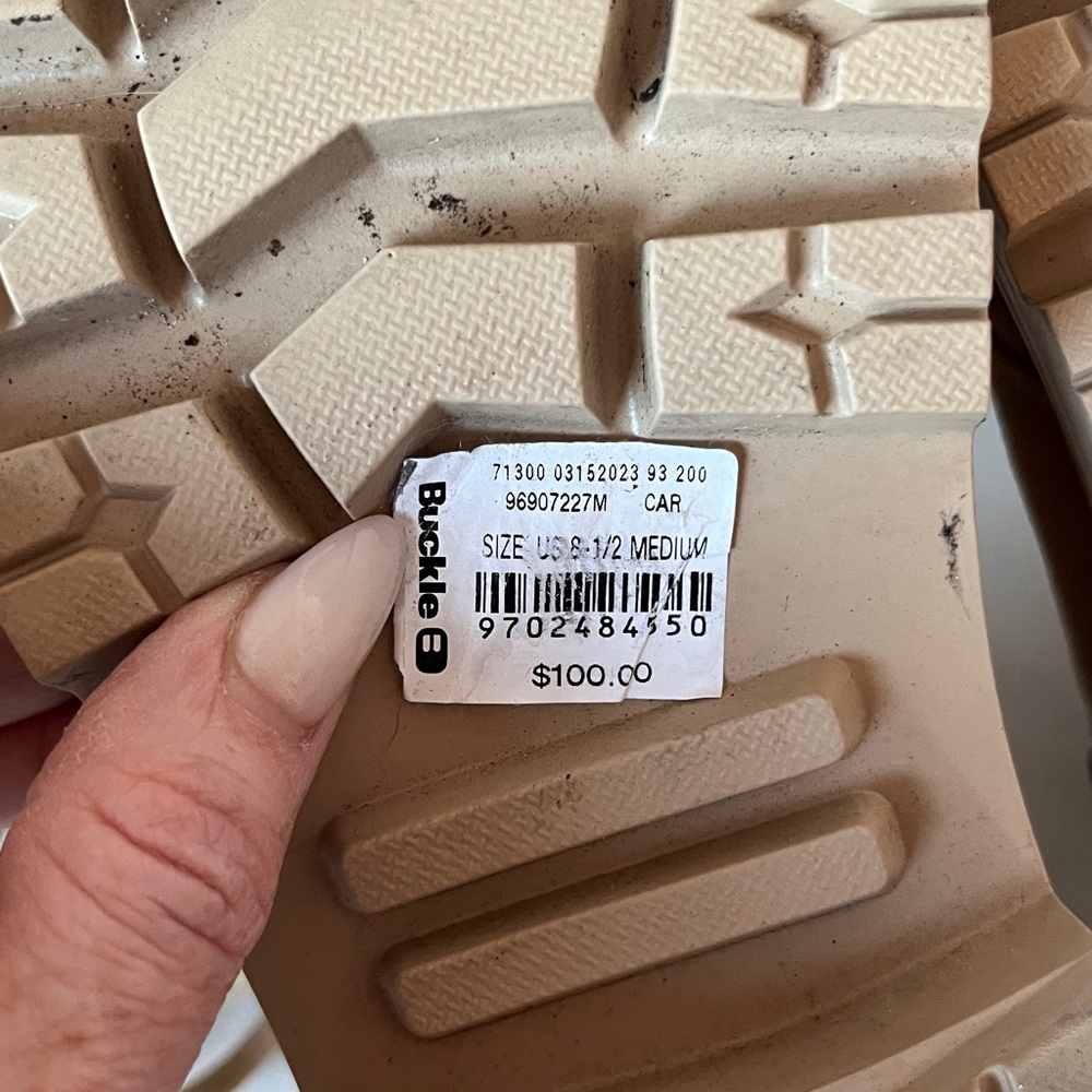Palladium Women's Tan Combat Boots - Picture 8 of 12